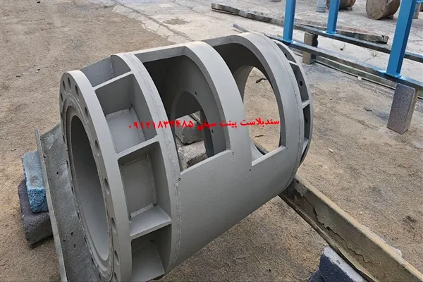 سندبلاست و رنگ‌آمیزی میکسر صنعتی