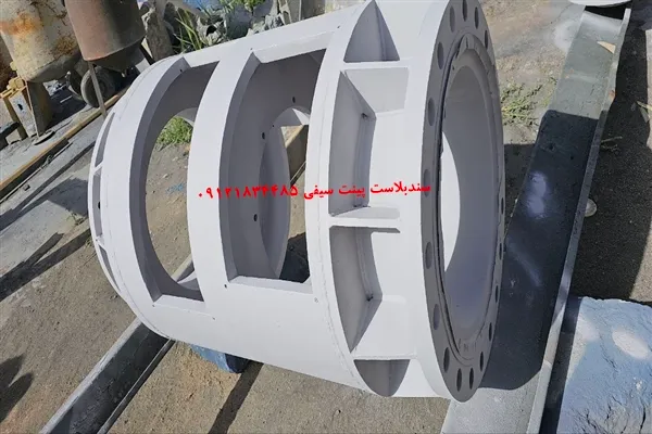 سندبلاست و رنگ‌آمیزی میکسر صنعتی