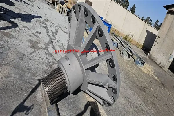 سندبلاست و رنگ‌آمیزی اپوکسی درپوش اسپیندل