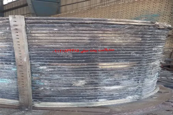 سندبلاست کویل صنعتی با عکس قبل و بعد