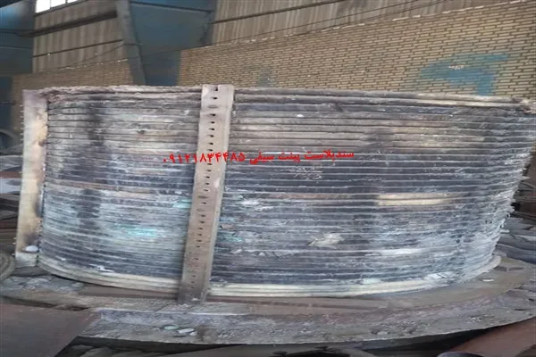 سندبلاست کویل صنعتی با عکس قبل و بعد