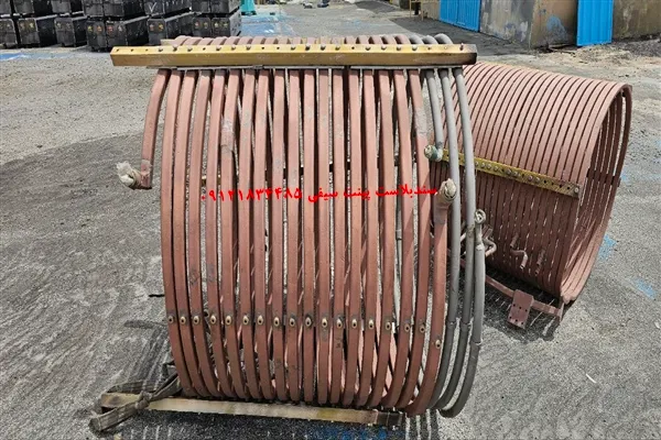 سندبلاست کویل صنعتی با عکس قبل و بعد